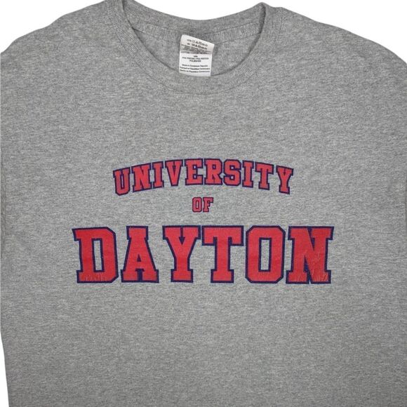 Gildan Women's Gray University Of Dayton Tee SZ M - Picture 2 of 3